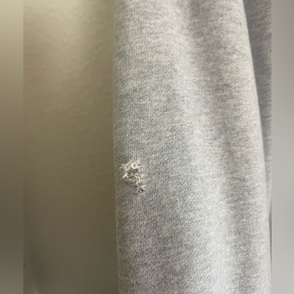 Golden Goose Distressed Gray Two-Tone Hoodie sweatshirt One of a Kind - Picture 6 of 11